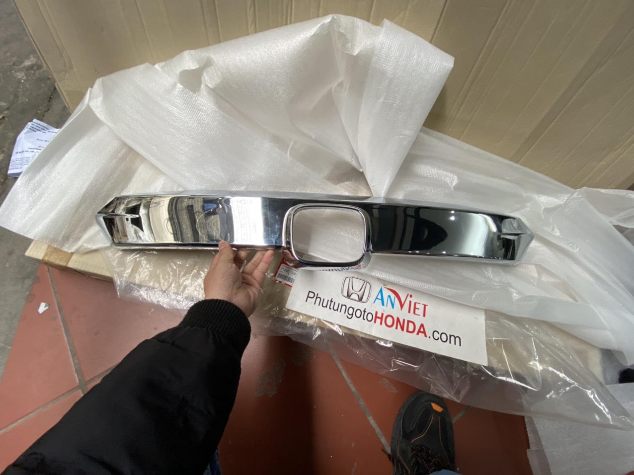 Ốp mạ crom Mặt ca lăng xe Honda CITY 2021-2022 Bản G và bản L